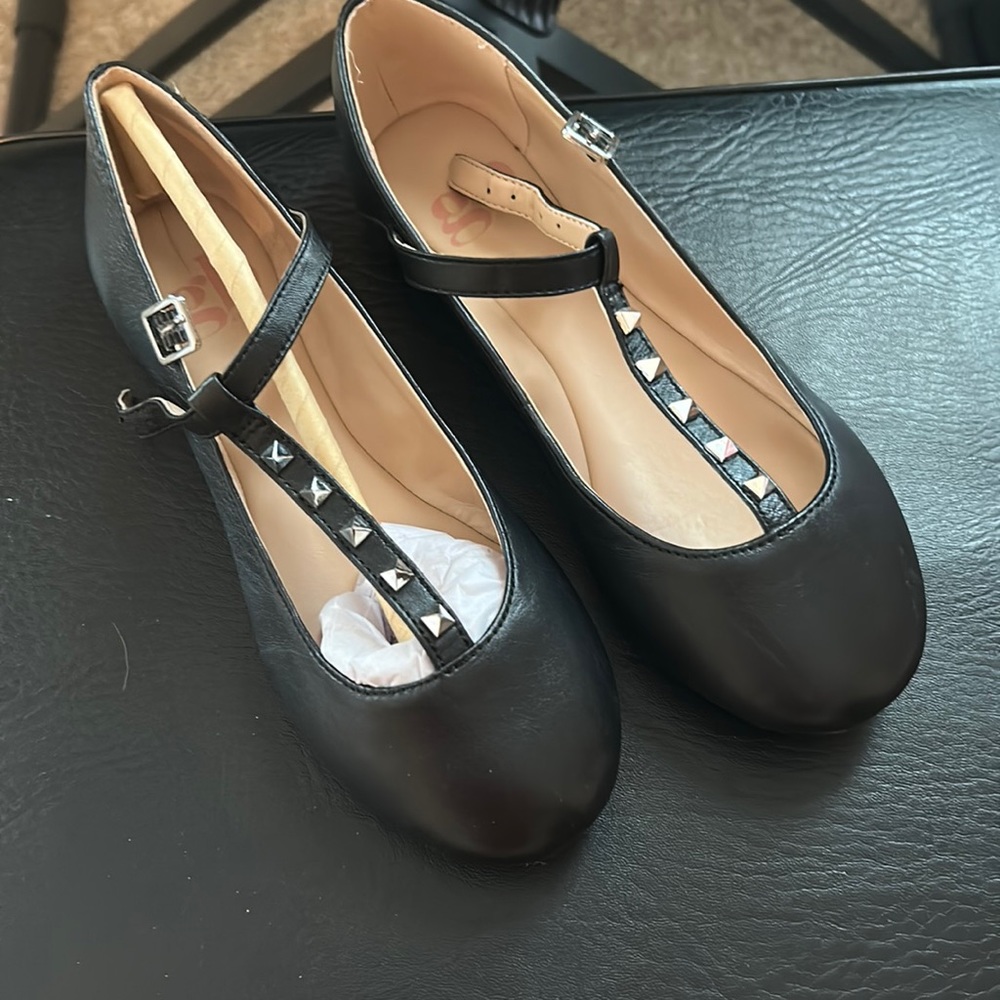 Girls, GB girls, 2M, black studded shoes